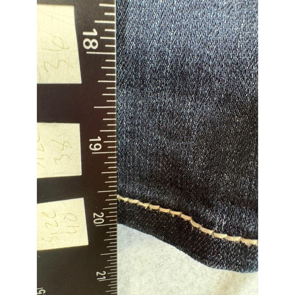 Daytrip Virgo Bermuda Shorts Womens 26 Blue Denim Dark Washed Mid Rise Stretch - Picture 6 of 7